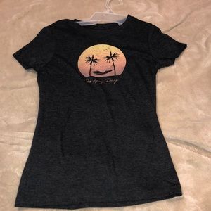 sunset smile tee shirt
